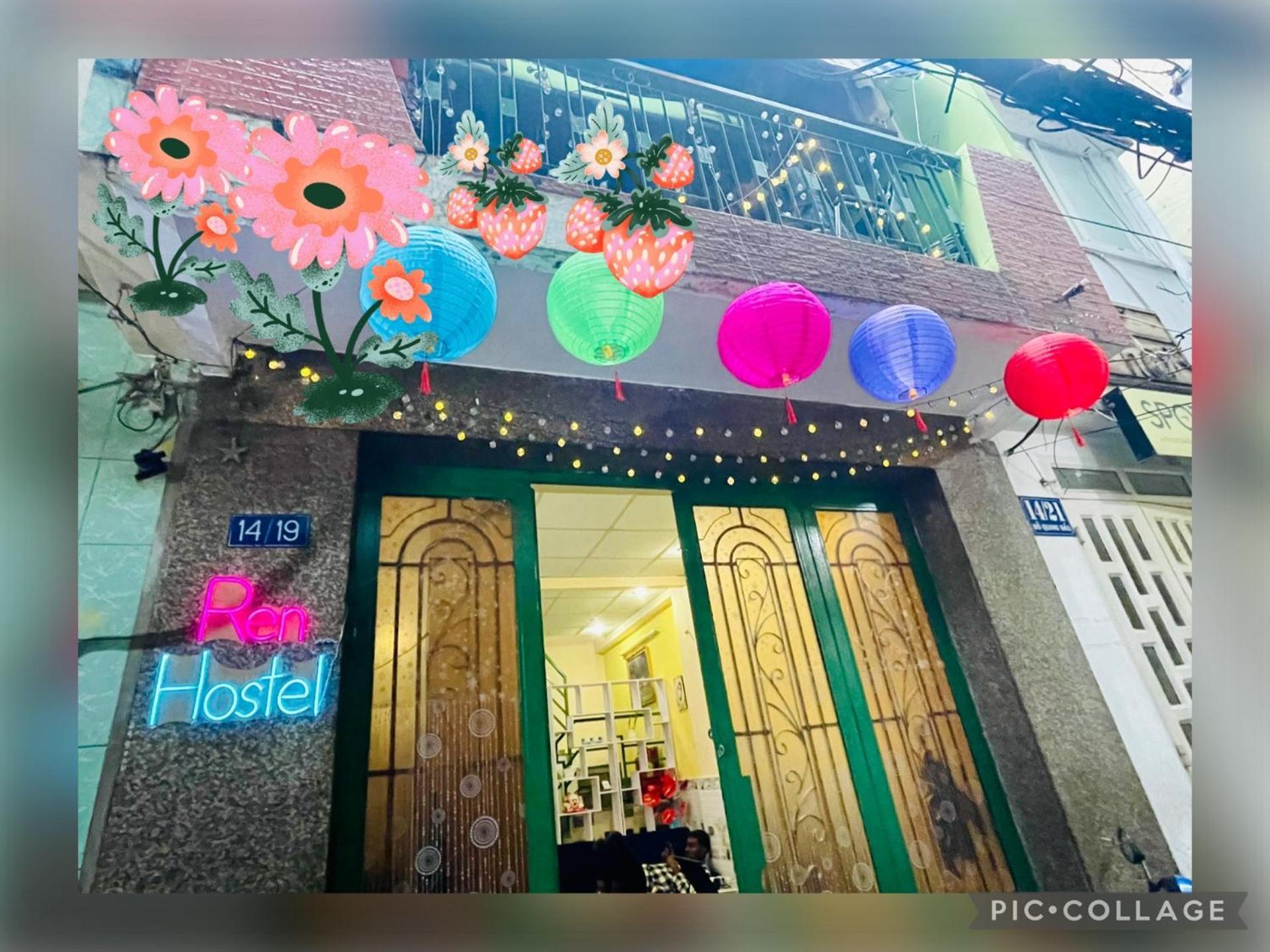 花ren Hostel Ho Şi Min Exterior foto